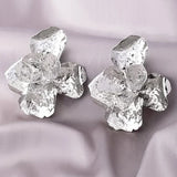 Glittering Star-Shaped Earrings