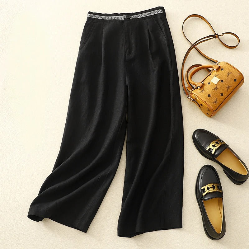 Juliana – Elegantiškos plačios kelnės