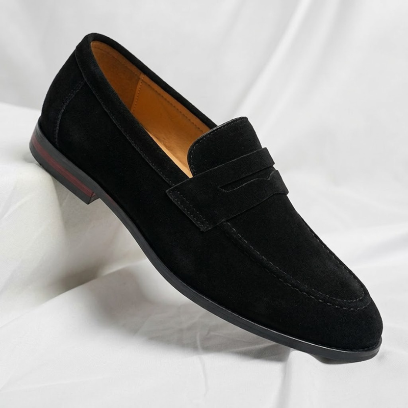 Marco Suede Pinigų Loaferiai