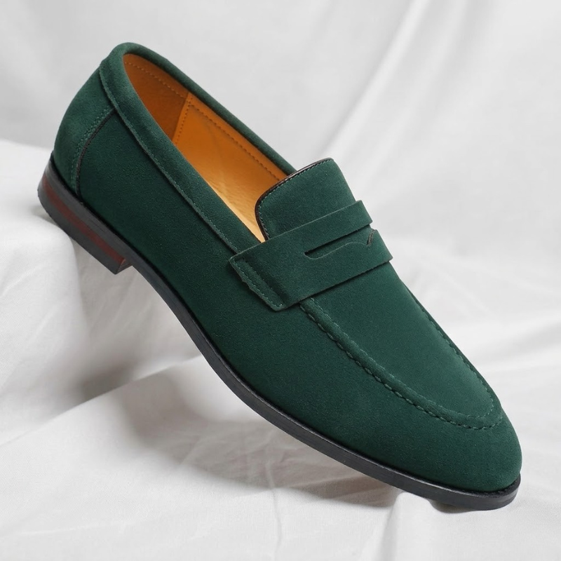 Marco Suede Pinigų Loaferiai