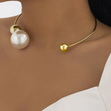 Metallic Beaded Necklace