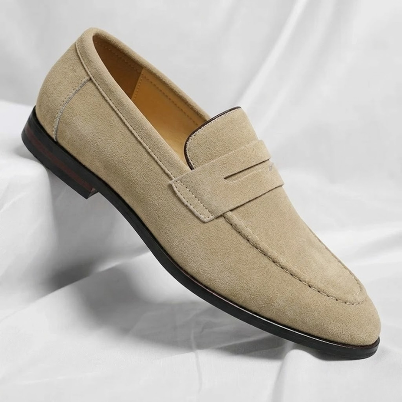 Marco Suede Pinigų Loaferiai
