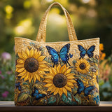 Handmade Bag | Sunflowers and Butterfly