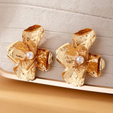 Glittering Star-Shaped Earrings