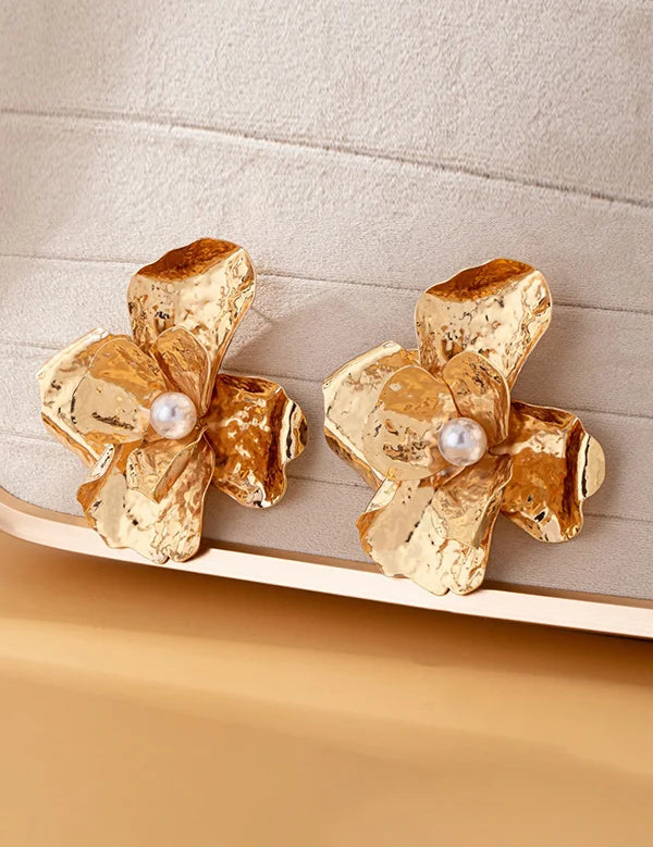 Glittering Star-Shaped Earrings