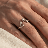 Bowie™ - Playful Silver Ring