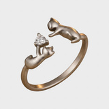 Bowie™ - Playful Silver Ring