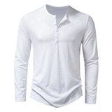 Enzo Medvilnės Henley Marškiniai