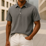 Hudson džinsinio audinio polo marškiniai