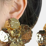 Glittering Star-Shaped Earrings